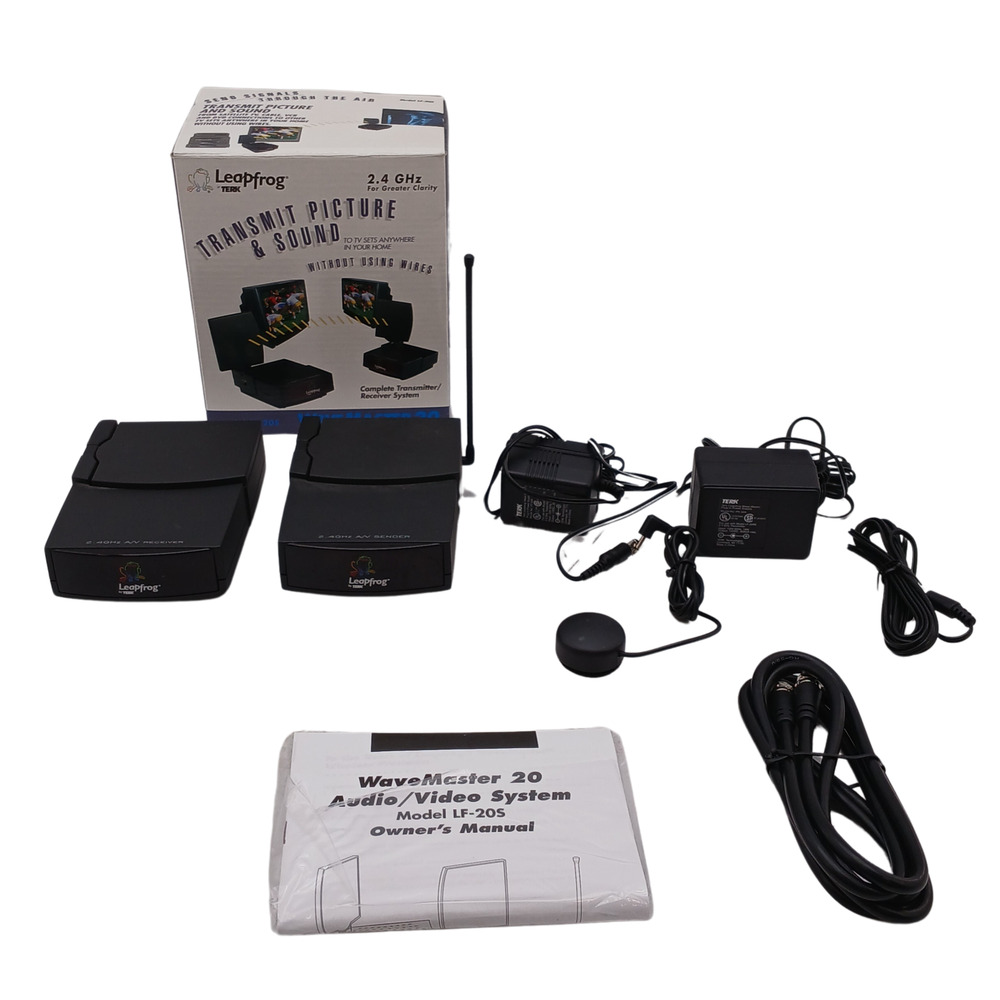 Leap Frog by Terk Transmit Picture & Sound WaveMaster20 Model No LF-20TX - New